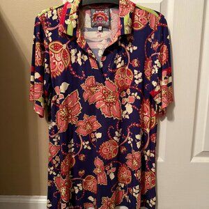Johnny Was Montreux Polo Swing Tunic Size Medium